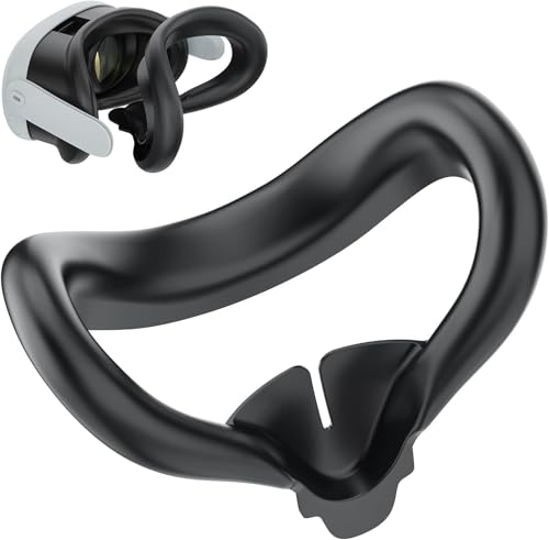 ZORBES® Silicone Face Pad Cover for Meta Quest 3S, Original VR Headset Accessories, for Meta Quest 3S Facial Interface Accessories VR Face Cushion Pad Mask Oculus ZORBES® Silicone Face Pad Cover for Meta Quest 3S, Original VR Headset Accessories, for Meta Quest 3S Facial Interface Accessories VR Face Cushion Pad Mask Oculus